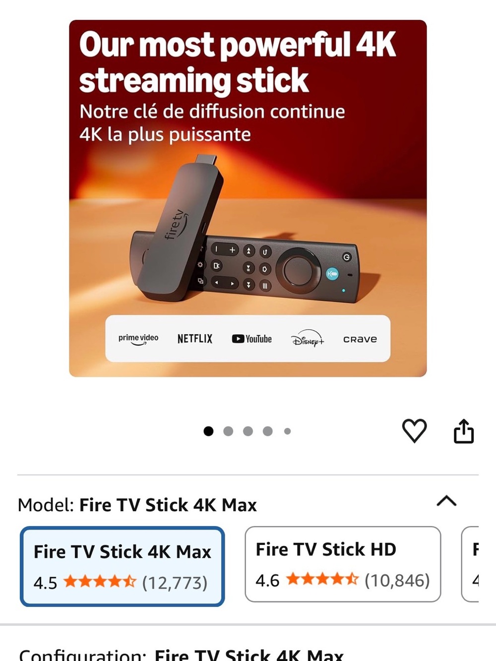 Amazon Fire TV Stick 4K Mac 26GB wi-fi 6E New in sealed box